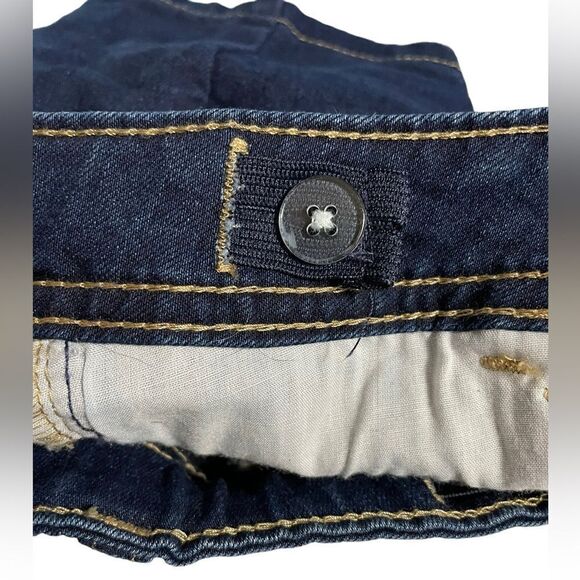103- GIRLS SZ 8 DENIM SHORTS BY WONDER NATION - Picture 5 of 6